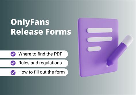 do you need a release form for onlyfans|OnlyFans Release Form: How To Fill & Submit This。